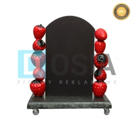 OW34 - Truskawki - figura reklamowa-dekoracyjna
